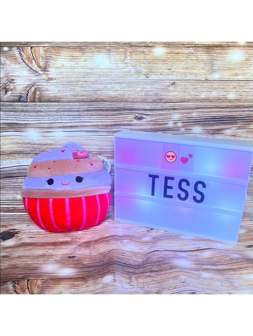 RARE NWT Squishmallow “Tess” Cute Cupcake Plush Toy